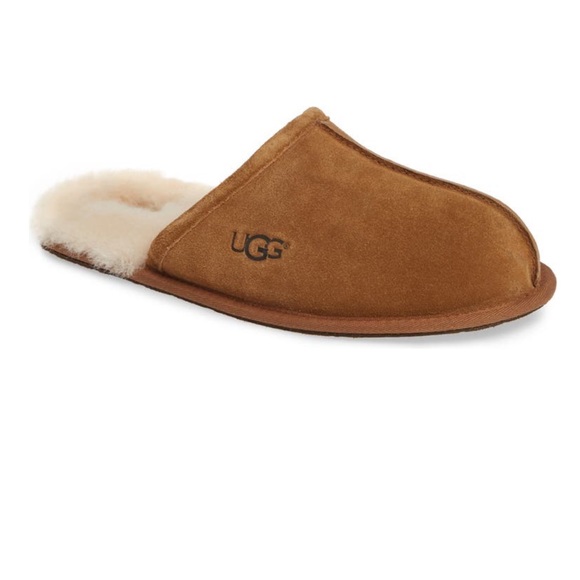 UGG Mens Scuff Slipper shoes sheepskin new in box - Picture 2 of 10